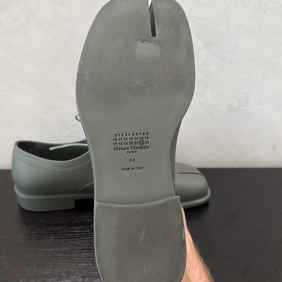 Maison Margiela Runway PVC Green Tabi Shoes! - Picture 3 of 5